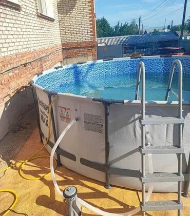 дача с бассейном посуточно баку: Çərçivə hovuzu. Çap 305 Hündürlük 100 6000 litr Filtr, nasos, nərdivan — 1