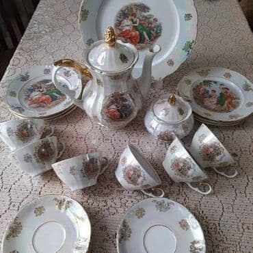 чайный сервиз барановка ссср: Чайный набор, цвет - Белый, Фарфор — 2