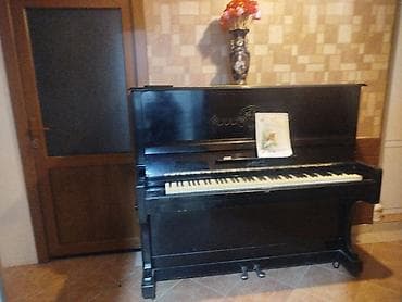gitara akustik: Şaquli piano – klassik qara korpusda, 88 klavişli - Korpus: yüksək — 5