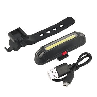 USB-lə şarj olunan velosiped arxa işığı – 100+ lümen Xüsusiyyətlər: - — 2