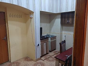 Mənzillərin satışı: 1 otaqlı mənzil (studiyaya yaxın plan). Geniş və işıqlı yataq/yaşayış — 2