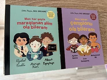Uşaq kitabları 3ədəd. 1 ədəd- 5 manat. Çatdırılması ünvandan aparma və