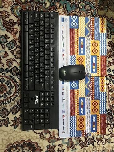 Noutbuk və netbuklar: Jeoel simsiz klaviatura və siçan dəsti salam yenidir real alıcıya — 1