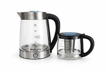 mini laqonda: Çay dəsti, rəng - Gümüşü, Şüşə — 1