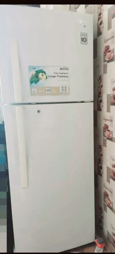 İşlənmiş 2 qapılı LG Soyuducu Satılır, rəng - Ağ, Təkərli