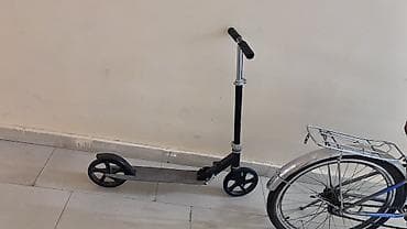 Böyuk təkərli mexaniki skuter - Tip: Ayaqla idarə olunan kick skuter