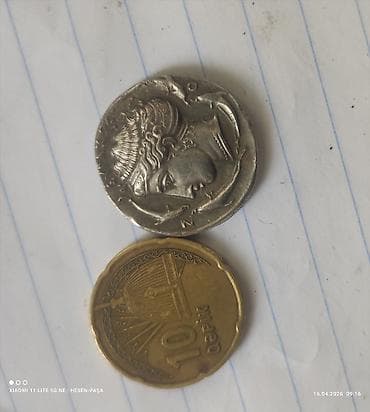 qedim pullar aliram: 20м30м50м Təsvir: - Şəkillərdə 10 qəpik sikkəsi ilə müqayisədə — 3