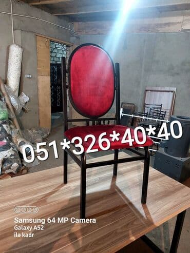 heyet ucun oturacaqlar: Qonaq otağı üçün, Yeni, Dördbucaq masa, 1 stul — 17