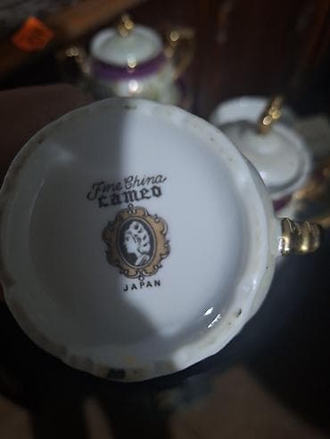 sud separatoru: Çay dəsti, rəng - Ağ, Farfor, Yaponiya — 3