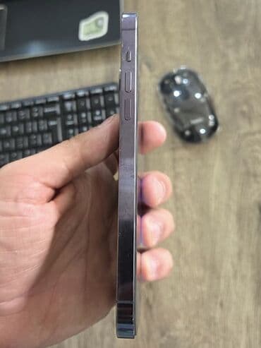 iphone mingəçevir: IPhone 14 Pro Max, 256 GB, Deep Purple, Face ID, Simsiz şarj — 4