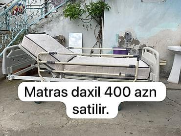 carpayı qatlanan: İkiqollu mexaniki xəstəxana çarpayısı - Mexaniki tənzimləmə: Ayaq — 1
