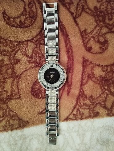 apple watch satilir: İşlənmiş, Qol saatı, Swarovski, rəng - Gümüşü — 1