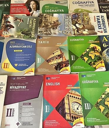 Книги и журналы: Məktəb və imtahan hazrılığı üçün müxtəlif dərs vəsaitləri və test — 2