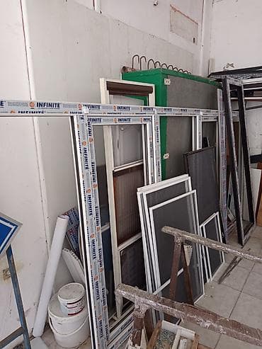 Yeni İkiqat şüşə paketi Plastik pəncərə, Еni: 390 sm, Uzunluğu: 162 sm