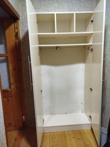 Masalar və oturacaqlar: İşlənmiş, Açılan, 2 qapılı Düz dolab, Qarderob, paltar dolabı, Azərbaycan — 4