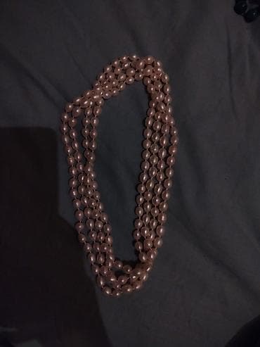 3 qatlı mirvari üslublu boyunbağı - Rəng: açıq çəhrayı/pastel pink - — 2