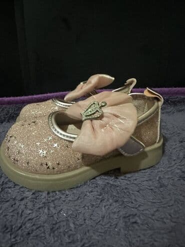 детские балетки для танцев: Uşaq qız üçün bəzəkli baletka ayaqqabılar - Rəng: açıq pudra/şampan - — 2