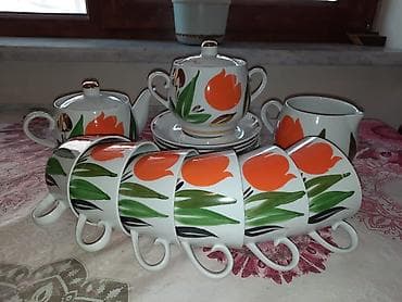 1 ci şəkildəki- Rusiya istehsalı farfor çaynı servis qiyməti 50 azn. 2 lalafo.az -da 1 ci şəkildəki- Rusiya istehsalı farfor çaynı servis qiyməti 50 azn. 2