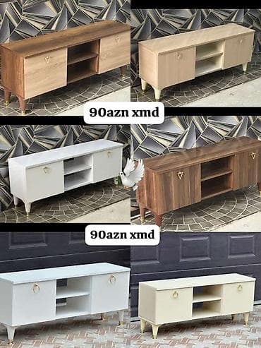 Yeni, Düz TV altlığı, Polkalı, Laminat