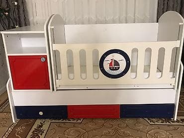 taxt setkasi: Oğlan və qız üçün, İşlənmiş, Dördbucaq, Beşik, Dəstsiz, Matras ilə, Yellənmə mexanizm ilə — 2