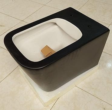 Məhsul: Asma tipli unitaz gövdəsi (qara mat xarici, ağ daxili keramik lalafo.az -da Məhsul: Asma tipli unitaz gövdəsi (qara mat xarici, ağ daxili keramik