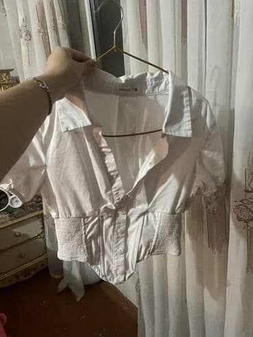 pişikli qadın köynəkləri: Qadın geyimləri dəsti – 4 ədəd üst geyimi 1) Tünd göy, uzunqol qısa — 2