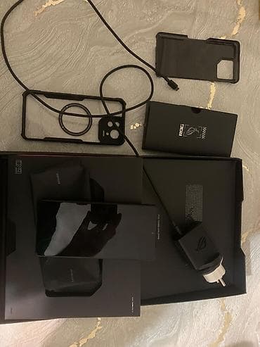 asus gaming: Asus ROG Phone, 512 GB, rəng - Qara, Sənədlərlə — 4