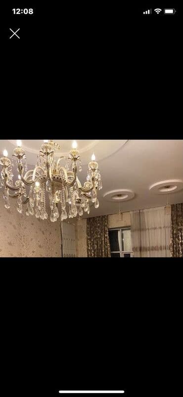listur satisi: Çılçıraq, 10 və daha çox lampa, Xrustal — 2