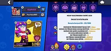 any unboxing haqqinda: Brawl Stars hesabı – “FEARLESS” - Oyun daxili ad: FEARLESS (tag — 2