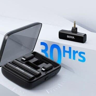 Fleytalar: Yaxa mikrofonu "BoyaLınk". 📌Boya brendindən Original Wireless (simsiz) — 3
