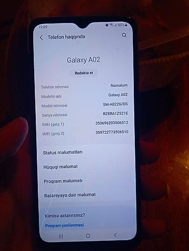 Samsung Galaxy A02, 32 GB, rəng - Qara, İki sim kartlı — 3