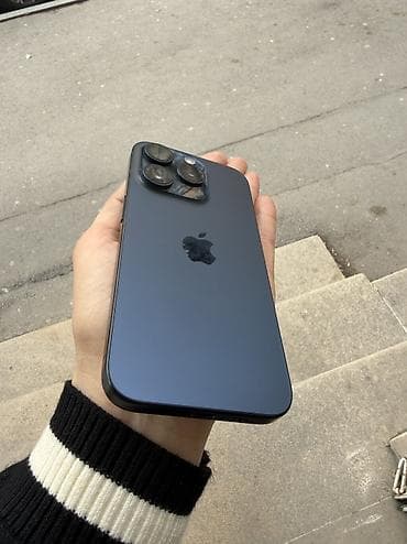 alfa: IPhone 15 Pro, 512 GB, Blue Titanium, Barmaq izi, Face ID — 4