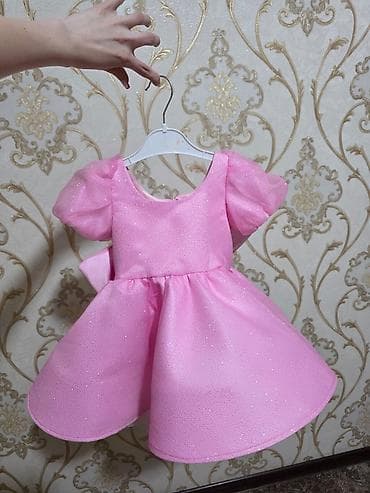 elbiseler: Uşaq üçün bayramlıq/şənlik donu – çəhrayı, parıltılı tezedi hec — 2