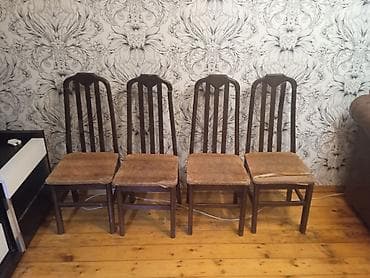 Mətbəx üçün, Qatlanmayan, Stul