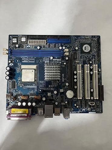 komputer ekran kartı: ASRock P4VM800 anakarti Texniki xüsusiyyətlər: - Çipset: VIA P4M800 + — 3
