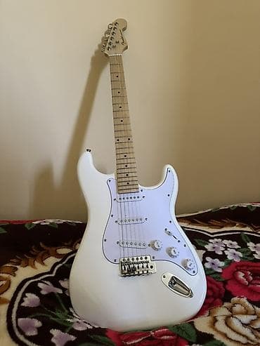 elektron gitara: Elektrik gitara + gücləndirici dəsti - Korpus: Strat tərzində, parlaq — 4