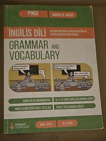 ispan dili: Məhsul: “İngilis dili: Grammar and Vocabulary” – Nərgiz R. Nəcəf (NR — 1