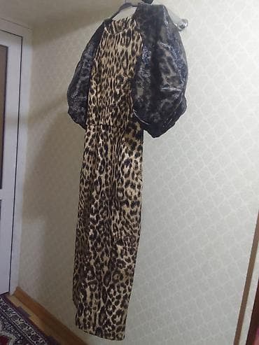 Leopar naxışlı uzun ziyafət/şam geyimi – BEHGETTI ITALIA - Brend