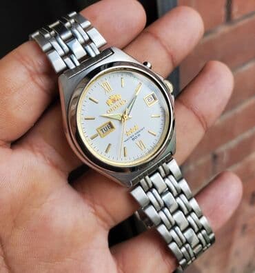 ориент часы: Б/у, Наручные часы, Orient, цвет - Серебристый — 4