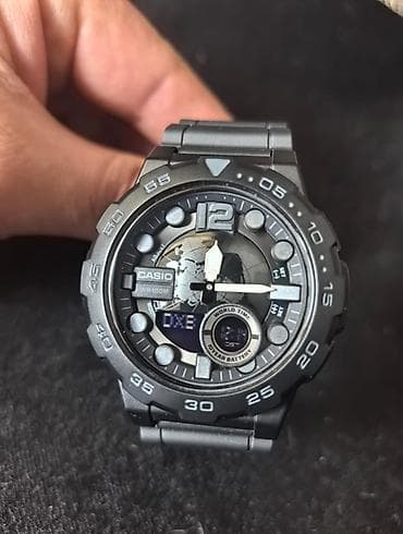 İşlənmiş, Qol saatı, Casio, rəng - Qara