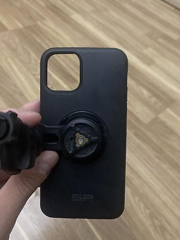 İphone 11 pro ya özəl yığılmış moto telefon tutacağı kabrolu asan