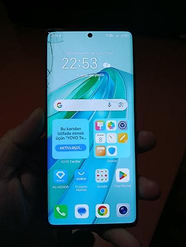 nokia ucuz telefon: Honor X9a, 128 GB, rəng - Göy, Barmaq izi — 5