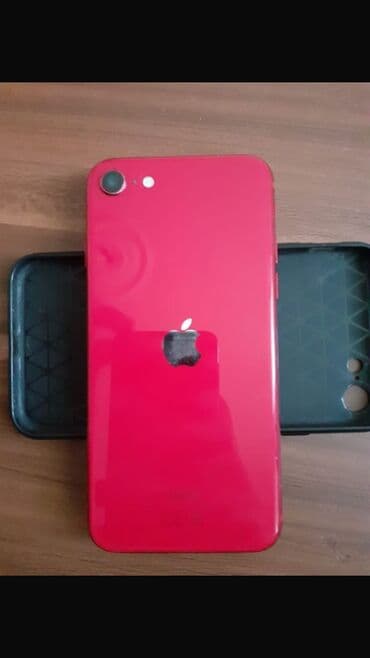 iphone 7 qiymet: IPhone SE 2020, 64 GB, Qırmızı, Barmaq izi — 3