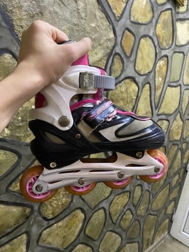 uşaqlar üçün tekerli krosovkalar: 2 sine 50 m endirim olmuyacag vp işleyir nomrem baglidir Mavi və qara — 5