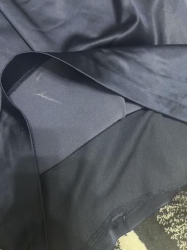 koja donlar: Delvina qadın paltarı - Rəng: tünd göy (navy) - Model: qolsuz, qapalı — 5