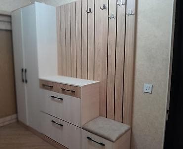 dekor ref: İşlənmiş, 2 qapılı, Açılan, Düz dolab — 1
