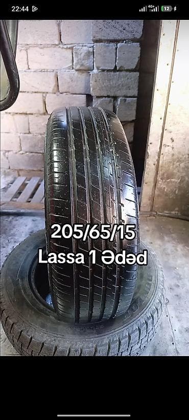 avto girov: Lassa təkər – 1 ədəd Ölçü: 205/65 R15 Xüsusiyyətlər: - Yay/şosse — 2
