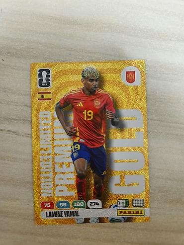 kolleksiya: Panini Adrenalyn XL FIFA World Cup 2026 — Lamine Yamal (Premium Gold — 1