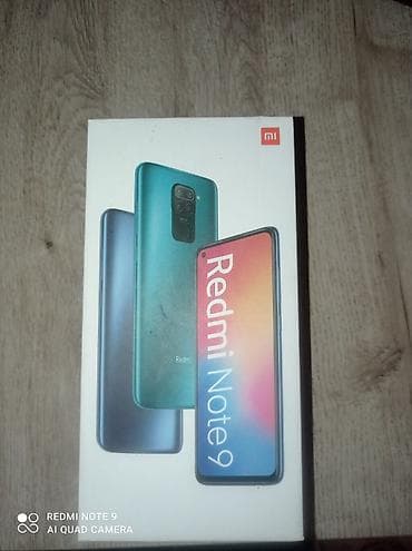 hp 250 g7: Redmi Note 9, 128 GB, rəng - Mavi, Barmaq izi — 4
