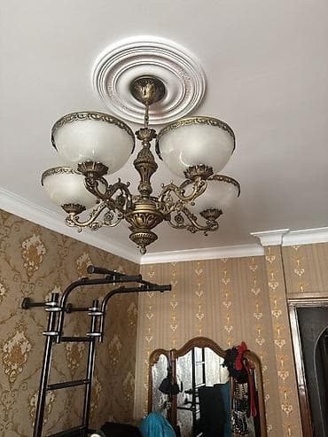 Şamdanlar: Çılçıraq, 5 lampa, Metal — 1